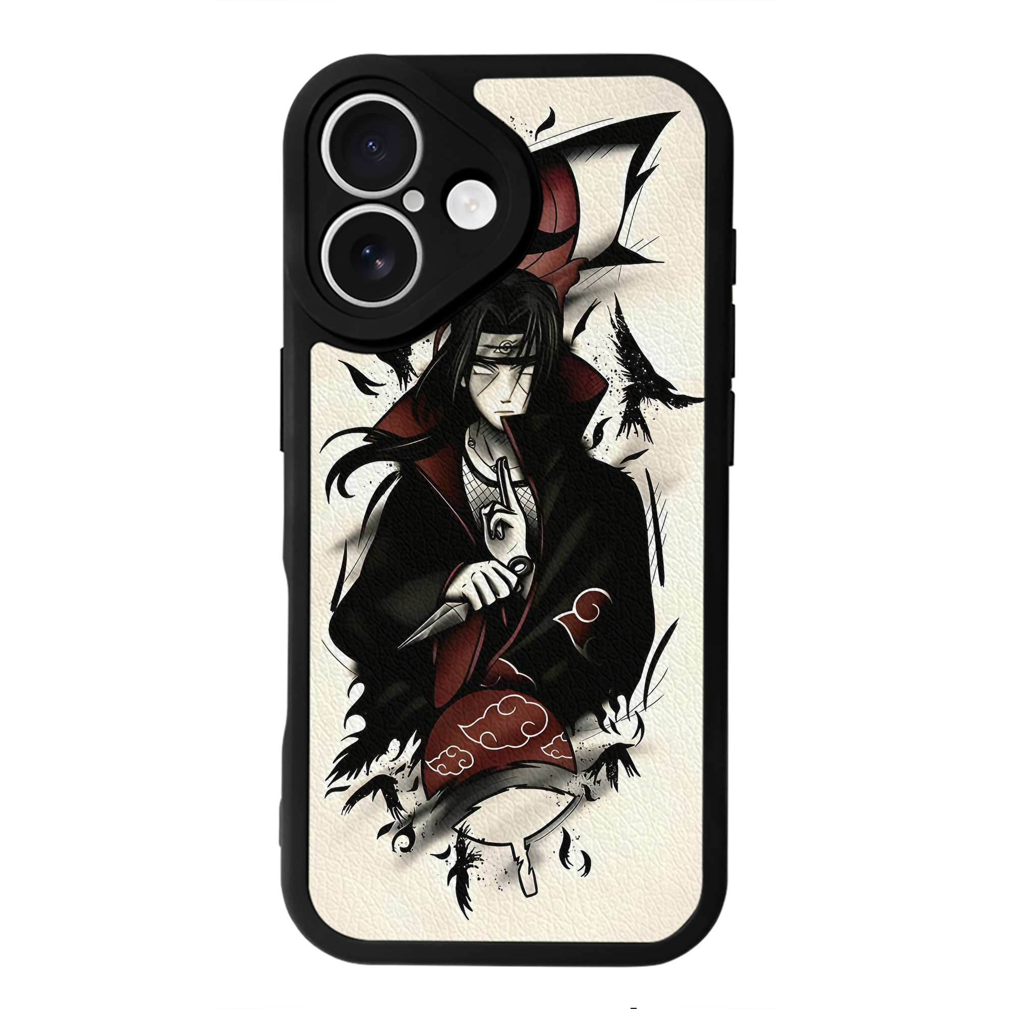 （画像用） NARUTO -ナルト- NARUTO -ナルト- 疾風伝 【iPhone 16シリーズ対応】シリコンスマホケース（レザー調） 材質：シリコン